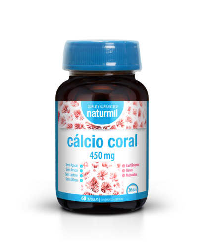 Naturmil - Cálcio Coral 450mg 60 cápsulas - Naturmil - 5605481407758