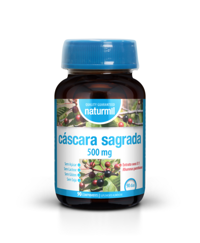 Naturmil - Cascara Sagrada 500mg 90 comprimidos - Naturmil - 5605481408090