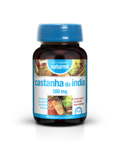 Naturmil - Castanha da Índia 300mg 90 comprimidos - Naturmil - 5605481408212
