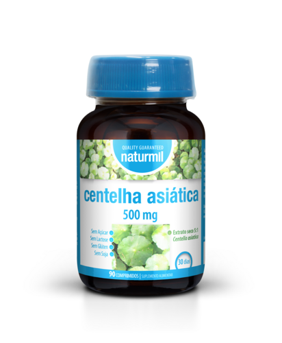 Naturmil - Centelha Asiática 500mg 90 Comprimidos