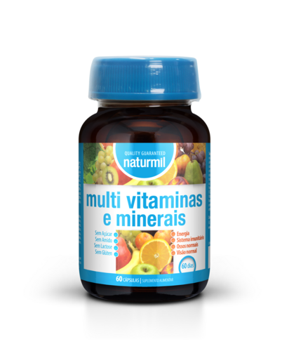 Naturmil - Multivitaminas e minerais 60 cáps - Naturmil - 5605481407246