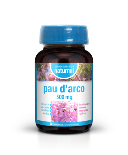 Naturmil - Pau D'Arco 500mg 90 Comprimidos - Naturmil - 5605481408182