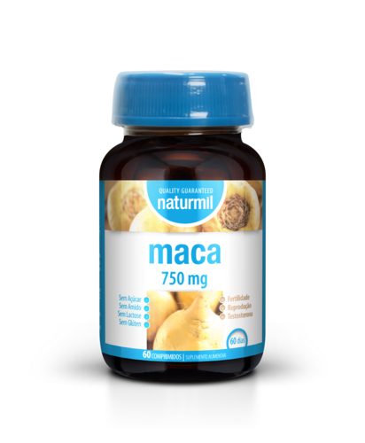Naturmil - Maca 750 mg 60 comprimidos - Naturmil - 5605481408557