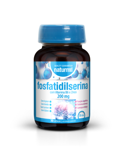 Naturmil - Fosfatidilserina 200mg - 30 cáps - Naturmil - 5605481407925