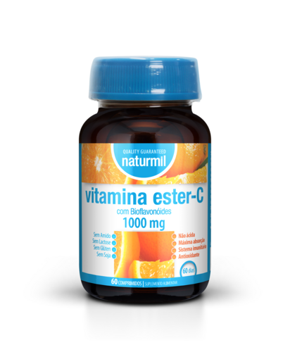 Naturmil - Vitamina C Ester com Bioflavonóides - Naturmil - 5605481408625