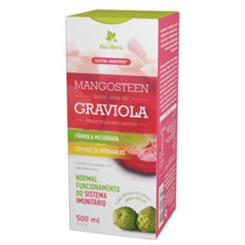 Mangosteen Graviola Xarope 500ml - Bio-Hera - 5604514003523