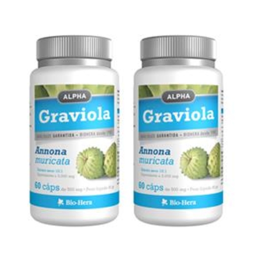 Pack 2 Graviola Cápsulas - Alpha - Alpha - 1154X2