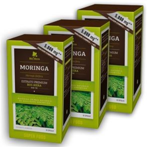 Pack 3 Moringa 5000mg 30 cáps. - Bio-Hera - 1162x3