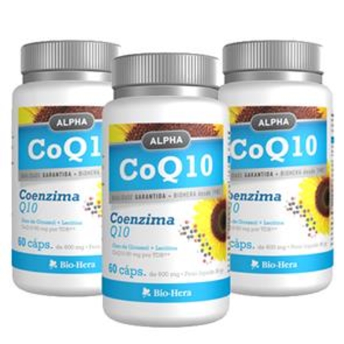 Pack 3 Coenzima Q10 - Alpha - Alpha