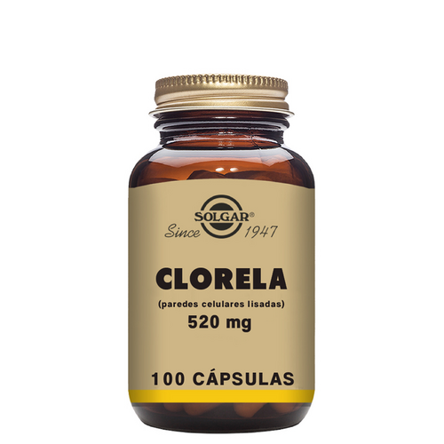 Chlorella 520mg 100 cápsulas - Solgar - Solgar - 033984038189