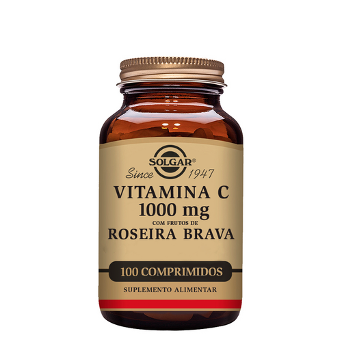 Vitamina C 1000mg com Roseira Brava 100 Cápsulas - Solgar - Solgar - 033984024007