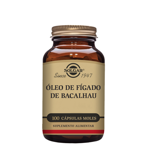Óleo de Fígado de Bacalhau 100 Cápsulas - Solgar - Solgar - 033984009400