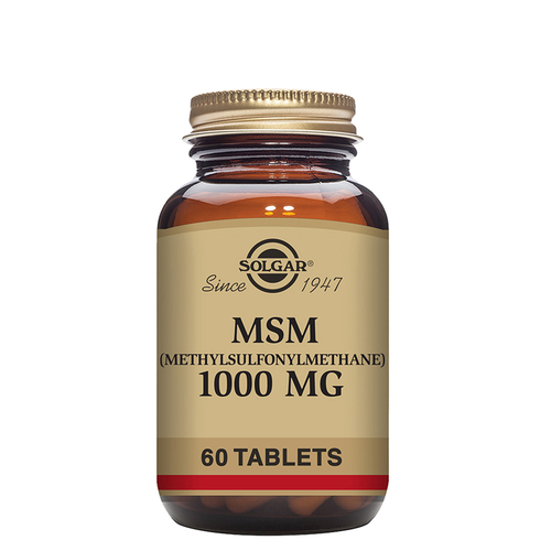 MSM 1000mg 60 comprimidos - Solgar - Solgar - 0033984017337