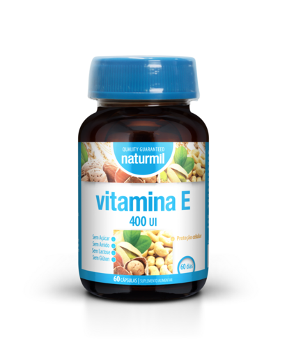 Naturmil - Vitamina E 400 U.I. 60 cápsulas - Naturmil - 5605481407185