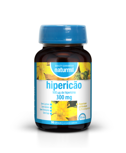 Naturmil - Hipericão 300 mg 90 cápsulas - Naturmil - 5605481407291