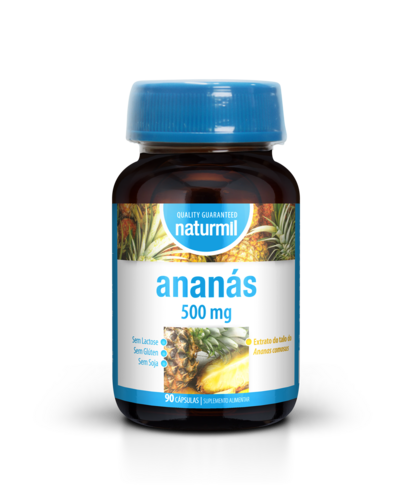 Naturmil - Ananás 500 mg 90 cápsulas - Naturmil - 5605481407307