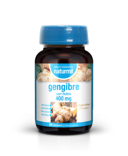 Naturmil - Gengibre 400 mg 60 comprimidos - Naturmil - 5605481408403