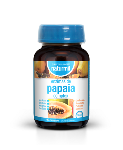 Naturmil - Enzimas de Papaia Complex 90 comprimidos
