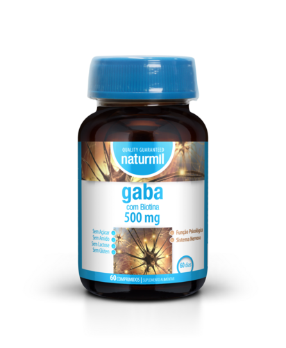 Naturmil - Gaba 500 mg 60 càpsulas - Naturmil - 5605481408458