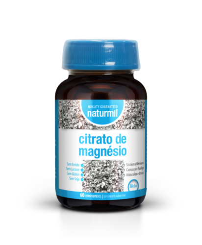 Naturmil - Citrato de Magnésio 60 Comprimidos - Naturmil - 5605481408649