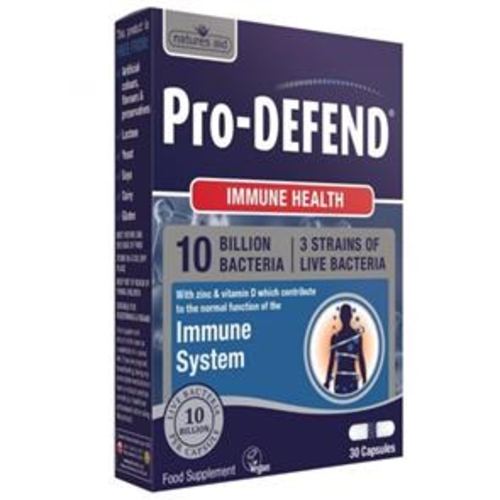 Natures Aid Pro-Defend Probiotic - 30 Cáps Vegetais - Novo Horizonte - 5023652466036