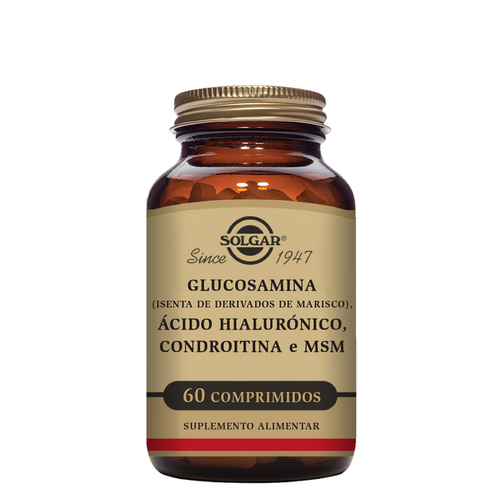 Glucosamina Ácido Hialurónico Condroitina MSM 60 Cápsulas - Solgar - Solgar - 033984013162