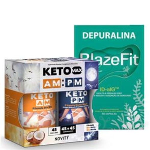 Pack KetoMax AmPm  Depuralina BlazeFit - Novity - 18691--5605481408786