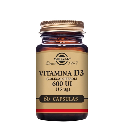 Vitamina D3 600Ui (15 µg) - Solgar