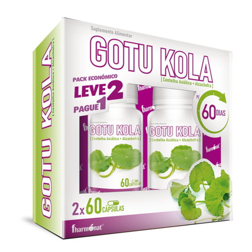 Gotu Kola - PAGUE 1 LEVE 2 - Fharmonat Slim - 5600315077923