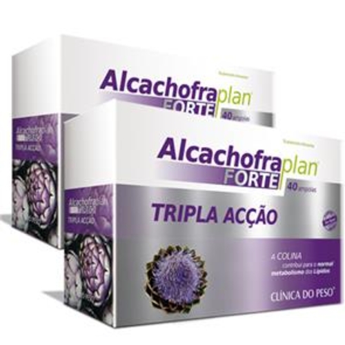Pack 2 Alcachofra Plan Forte - 40 Ampolas - Fharmonat - 2728x2