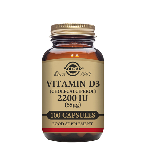 Vitamina D3 2200 UI (55 µg) - Solgar