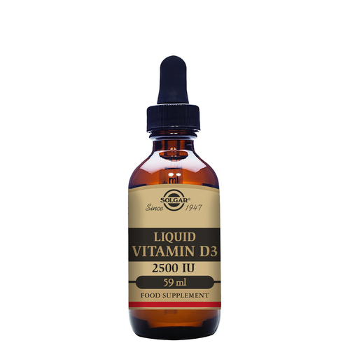 Vitamina D3 2500 UI Líquida - Solgar - Solgar - 033984320482