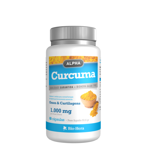 Curcuma 60 Cápsulas - Alpha - Bio-Hera - 5604514004520