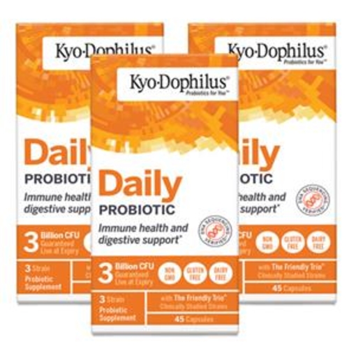 Pack 3 Kyo-Dophilus - Intestino saudável - Kyolic - Kyolic