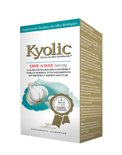 Kyolic One-a-Day (600mg) - 30 comprimidos - Kyolic - 5601607130210