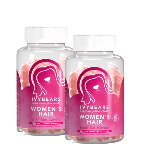 Pack 2 Ivy Bears Hair Vitamins for Women Gomas 150g - Hairwonder - 26058142003
