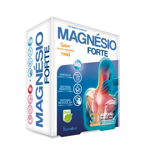 Magnésio Forte - 30 ampolas - Fharmonat - Fharmonat - 5600315093640