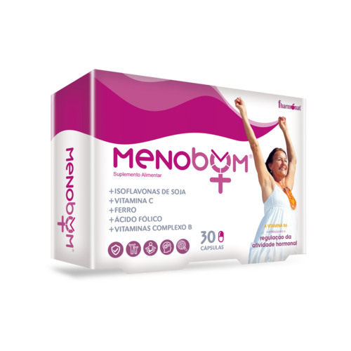 MenoBom 500mg 30 cápsulas - Fharmonat - 5600315071563