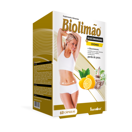 Biolimão Glucomanano Crómio 60 Cápsulas - Fharmonat - BioLimão - 5600315080251