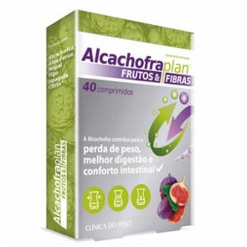 Alcachofra Plan Frutos Fibras - 40 comprimidos - Fharmonat Slim - 5600315097273