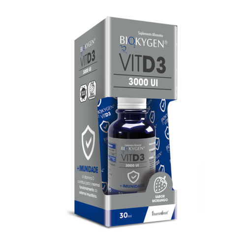 Biokygen VITD3 - 3000 UI Gotas 30ml - Fharmonat - 5600315097884