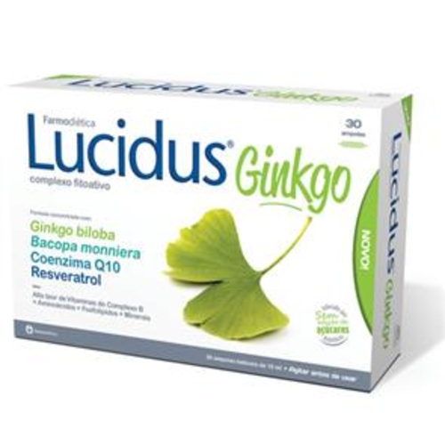 Lucidus Ginkgo 30 amp. - Farmodiética - 5601653004282