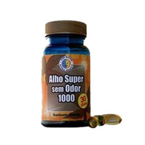 Alho Super sem odor 1000mg - 90 cápsulas