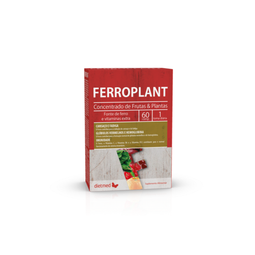 Ferroplant 60 comprimidos - Dietmed - DietMed - 5605481108532