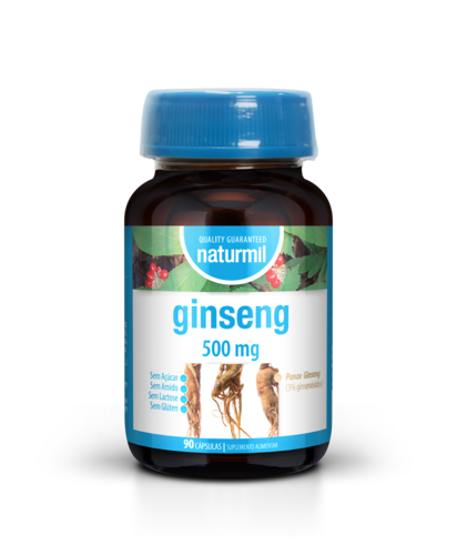 Naturmil - Ginseng 500mg 60 comprimidos - Naturmil - 5605481407468