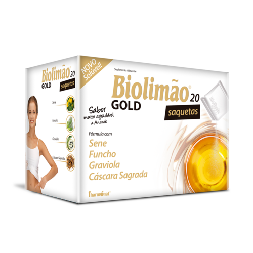 Biolimão Gold - 20 saquetas - Fharmonat - BioLimão - 5600315094340