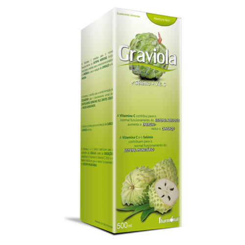 Graviola  Selénio  Vit.C 500ml - Fharmonat - Fharmonat - 5600315081173