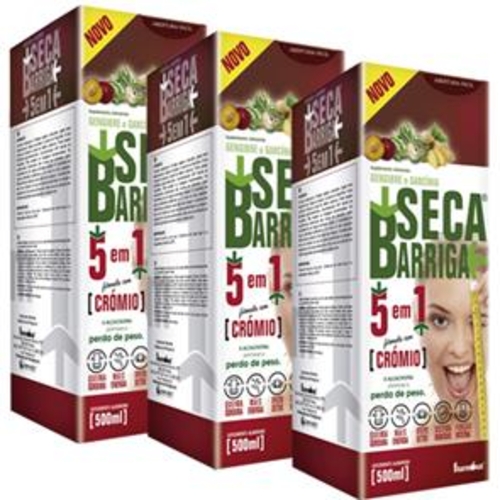 Pack 3 Seca Barriga 5 em 1