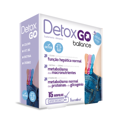 Detox Go Ballance 2 15 ampolas - Fharmonat - Fharmonat Slim - 5600315076988