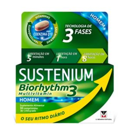 Sustenium Biorhythm Multivitamin3 Homem - Sustenium - 6671834